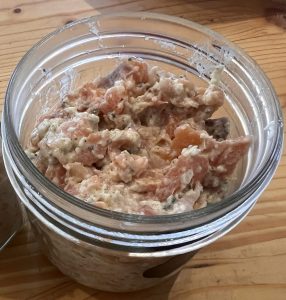 Rillettes de saumon fumeé